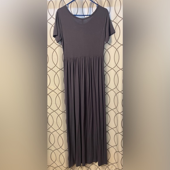 GRECERELLE Women's Long Maxi Dress with Pockets Size L - Picture 3 of 5